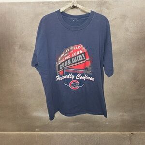 2003 Chicago Cubs Friendly Confines Wrigley Field Navy Blue Shirt